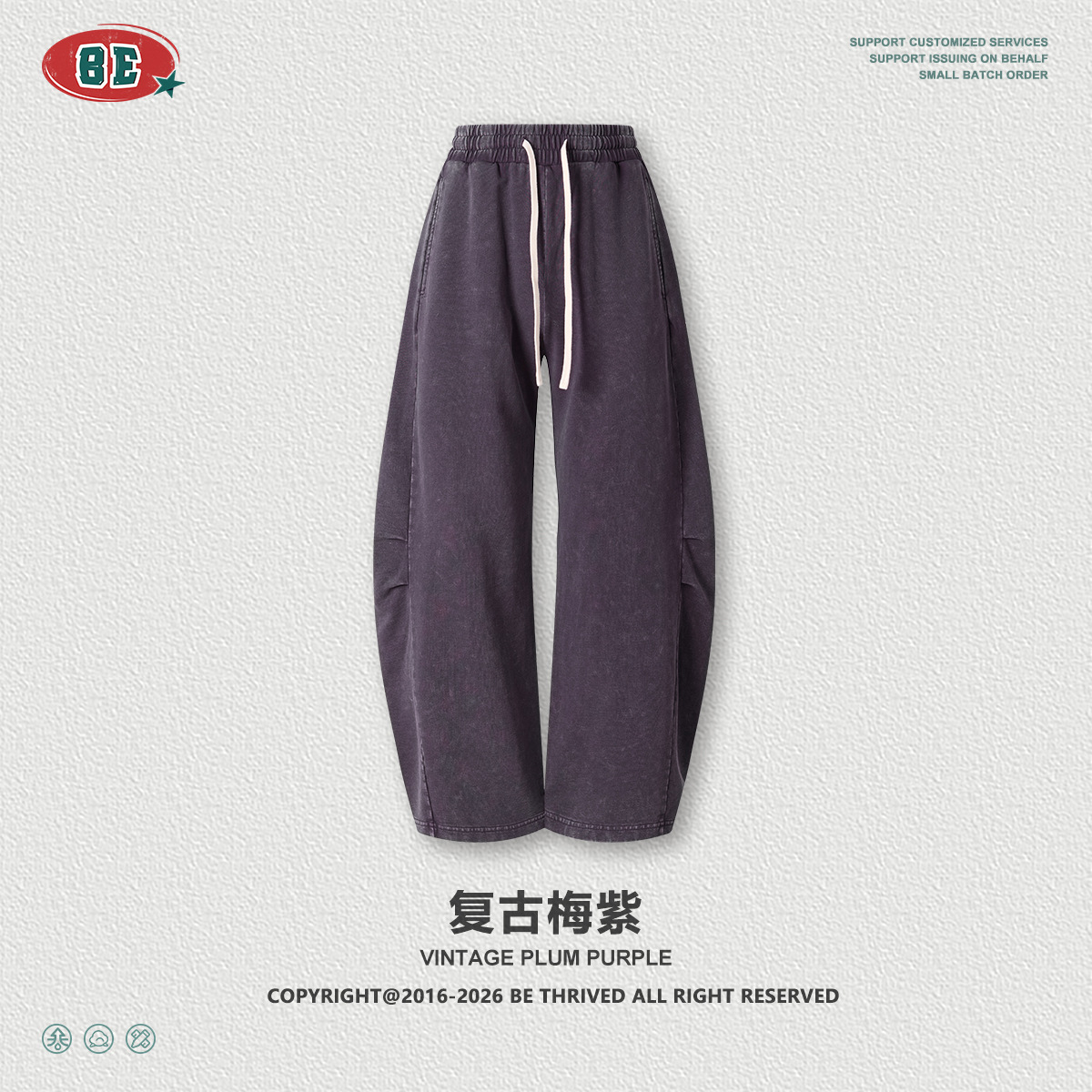 Be Hombres| Retro americano lavado en agua camiseta de mangas cortas cimetiera pantalones rectos BOXY dos piezas para hacer viejo conjunto casual
