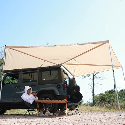 Avtomobil yan çətirləri 270 degree fan-shaped car side