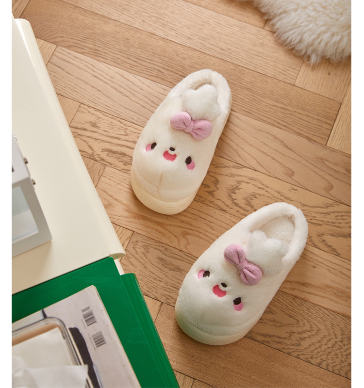 Title 7, Warme Damen-Hausschuhe mit dicker, rutschfester...