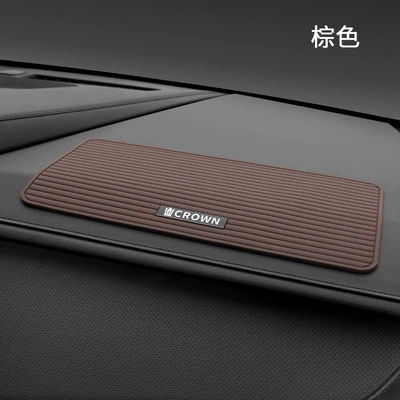 Panel Car Storage Pad, Anti-slip mat - striped-anti-slip-mat-crown-brown