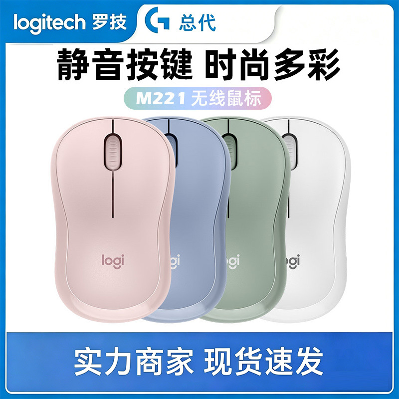 Logitech M221 Silent Wireless Mouse for Laptop, Office, Home Use, Portable for Men and Women {Select}