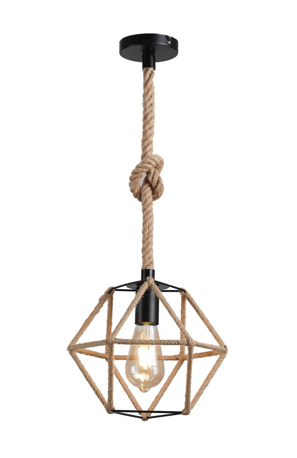 Exclusividad transfronteriza, estilo industrial retro, personalidad, restaurante, cafetería, tienda de té con leche, barra de bar, cuerda de cáñamo, candelabro creativo