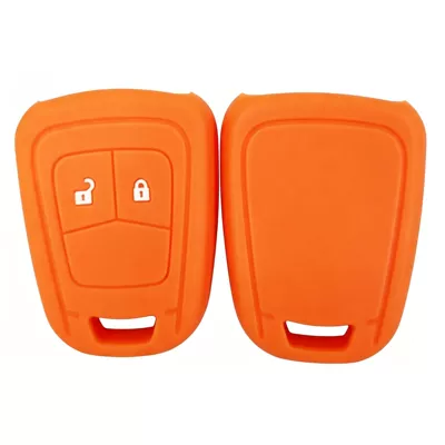 Static Rod/Key Bag: silicone key case for flat-key - orange