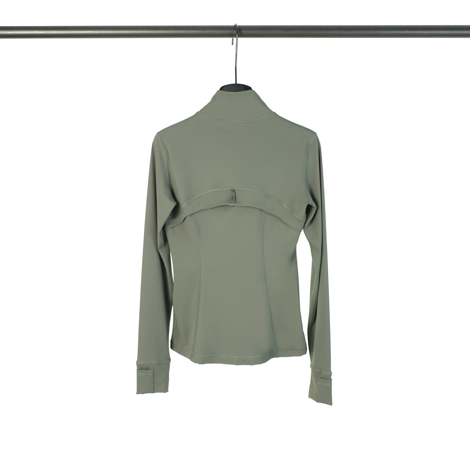 Women's High Neck Half-zip Scuba Hoodie Fleece Lined Pullover_voghion.com