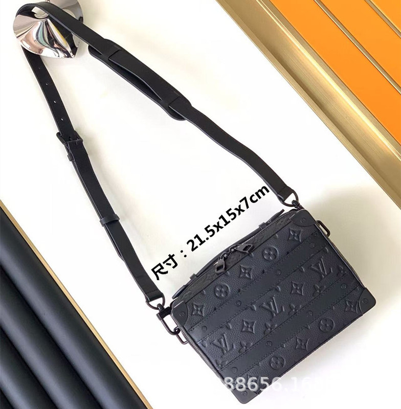 直供跨境m lv男包女包黑武士盒子包枕头包真皮邮差包公文包链条包|undefined