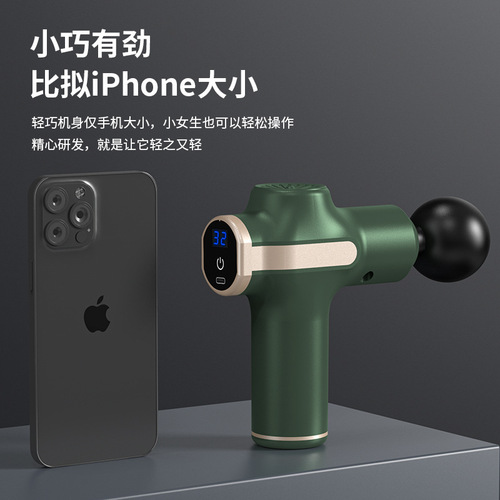 Factory Wholesale Cross-border Mini Fascia Gun Fitness Exercise Relaxing Massage Gun Home Electric Massage Device Neck Massager