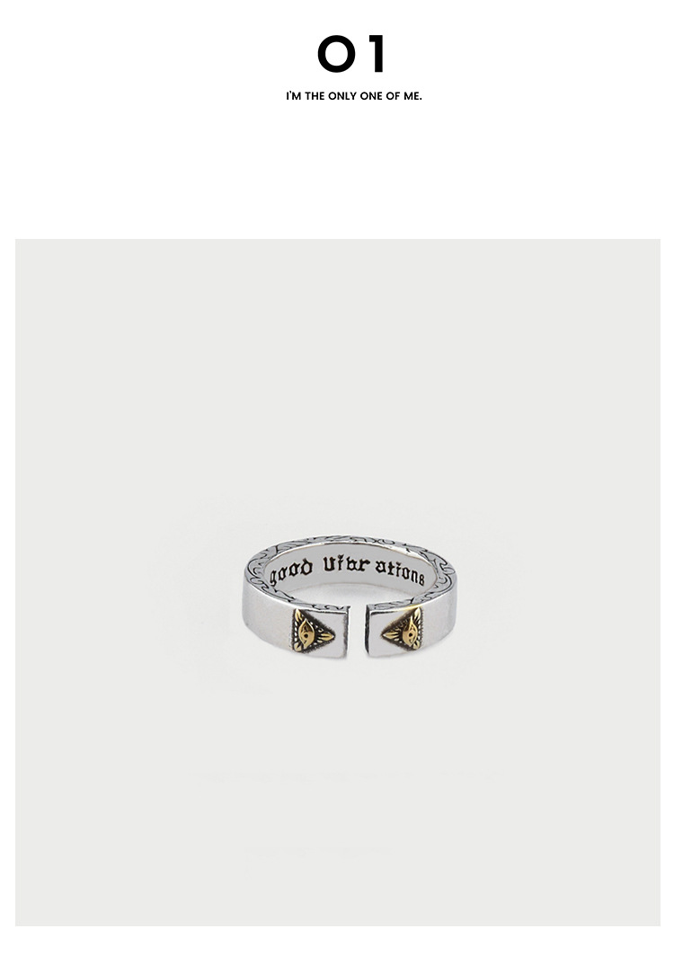 Fashion Geometric Copper Plating Open Ring 1 Piece