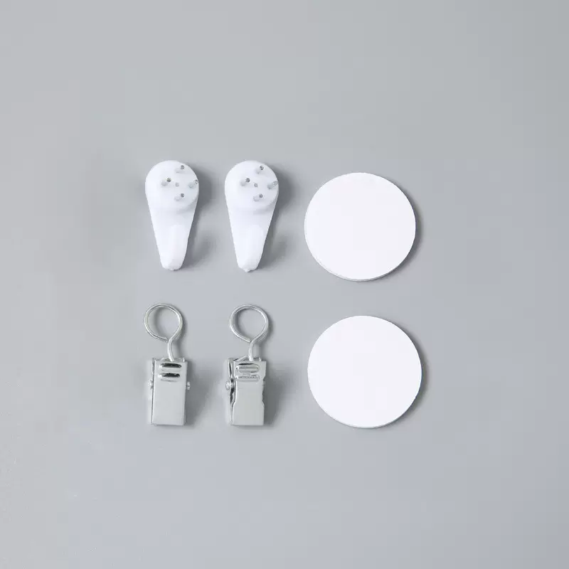 厂家批发无痕钉配件包装饰画挂画不锈钢窗帘夹子配套安装包222