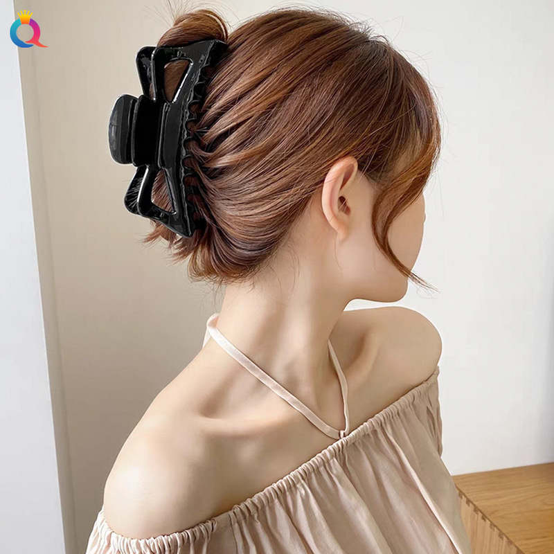 韓国式の超大型ヘアピンネットファッションの後頭部の髪を見てみましょう。|undefined