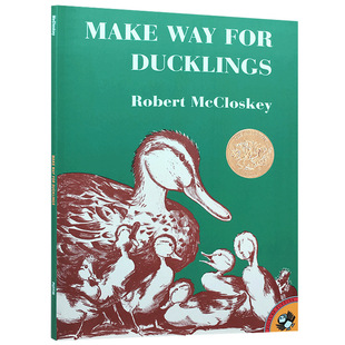 Give Way to Little Duck English original picture book Make Way for Ducklings Wang Peiyi Book List