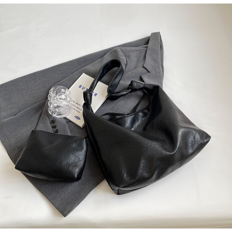 Bags for Women, Tote Bags, Large-Capacity Travel Bags, Handbags, Autum High-End Soft Leather Mother-In-Law Bags, Shoulder Bags