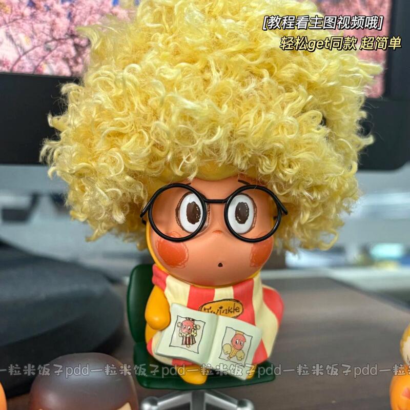 超萌星星人假发改造泰迪毛扭扭棒羊毛卷爆炸头手工diy送星星发夹|undefined