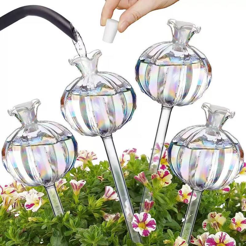 仙人球植物浇花器创意懒人自动渗水滴灌浇花器家用绿植盆栽园艺用|undefined