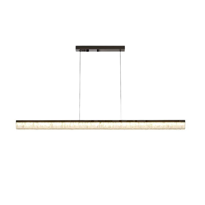 Lámpara del comedor lujosa alta sensacional minimalista comedor bar de mesa de comedor una lámpara de banda larga lámpara de sala de estar