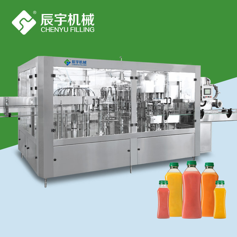 厂家供应果蔬汁饮料灌装机 果汁饮料加工生产线 饮料液体灌装设备