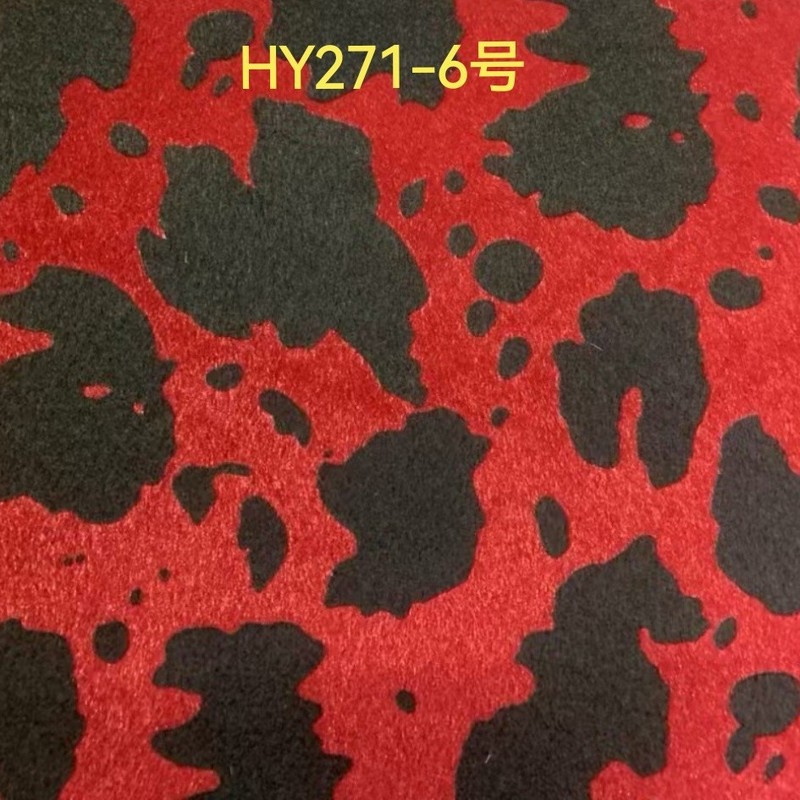 メーカー卸売 HY271 2 色の牛柄ヒョウ柄模造馬の毛靴、ブーツ、バッグ、ハンドバッグに適しています馬の毛の表面|undefined