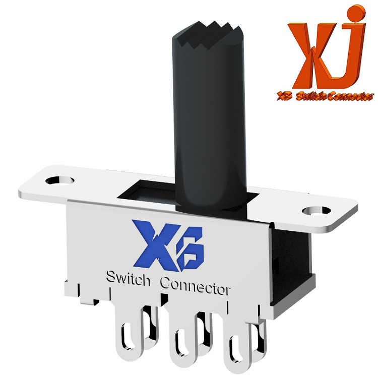 三档圆柄滑动开关批发 厂家批发圆杠3档拨动开关 圆柄3位拨码开关