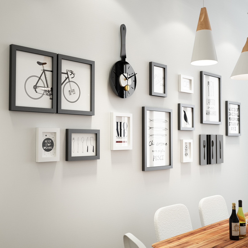 Polymer_2494 Nordic Photo Wall Simple Combination Photo Frame Restaurant Modern Decorative Painting Home Photo Exchange Polymer_2494 Nordic Photo Wall Simple Combination Photo Frame Restaurant Modern Decorative Painting Home Photo Exchange