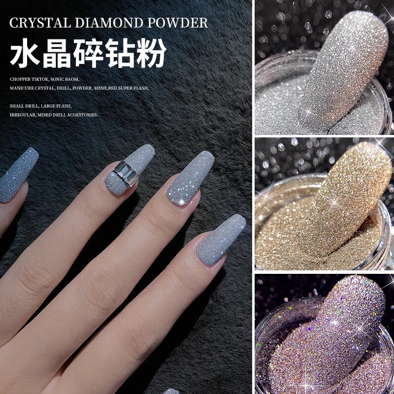 Nail Art Crystal Broken Diamond Powder Fantasy Flash Diamond Powder Internet Celebrant Explosive Bright Nail Jewelry Cloud Brocade Fine Glitter Powder Nail Art Crystal Broken Diamond Powder Fantasy Flash Diamond Powder Internet Celebrant Explosive Bright Nail Jewelry Cloud Brocade Fine Glitter Powder