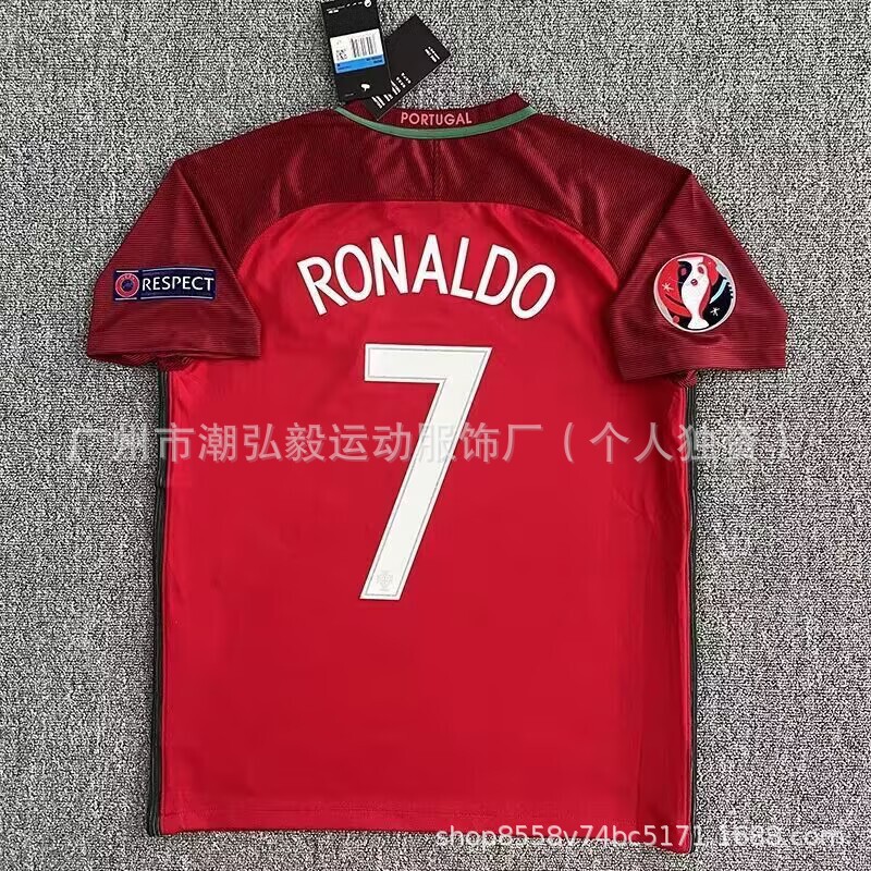 卸売レトロレアルマドリードジャージセット No. 7 ロナウドバルセロナメッシ AC22 カカサントスレッドマントサッカーユニフォーム|undefined