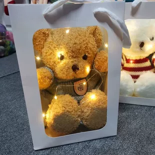 Мишка Тедди в подарочной коробке мягкая игрушка