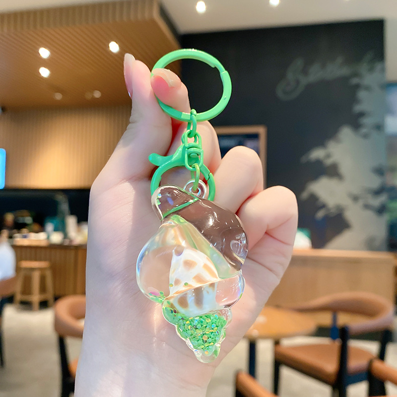 Cartoon Dream Bear Girl Keychain leche rosa muñeca adorable bolso de pareja colgante pequeño regalo al por mayor