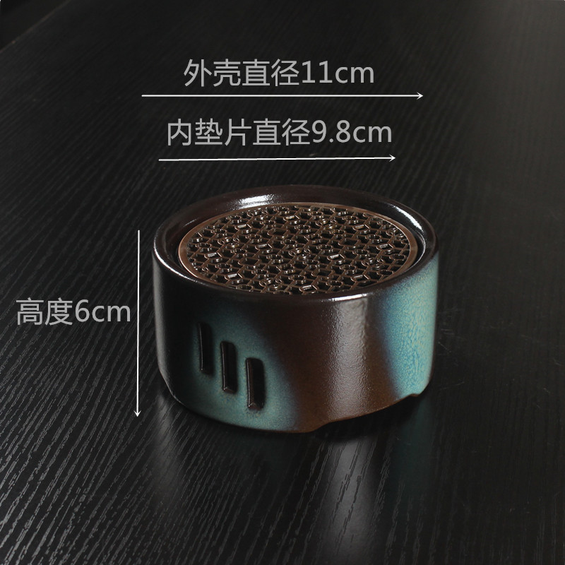 Vela de estilo japonés tetera calentador de té base tetera doméstica calefacción calentador de té Kung Fu ceremonia del té cero con calentador de té caliente