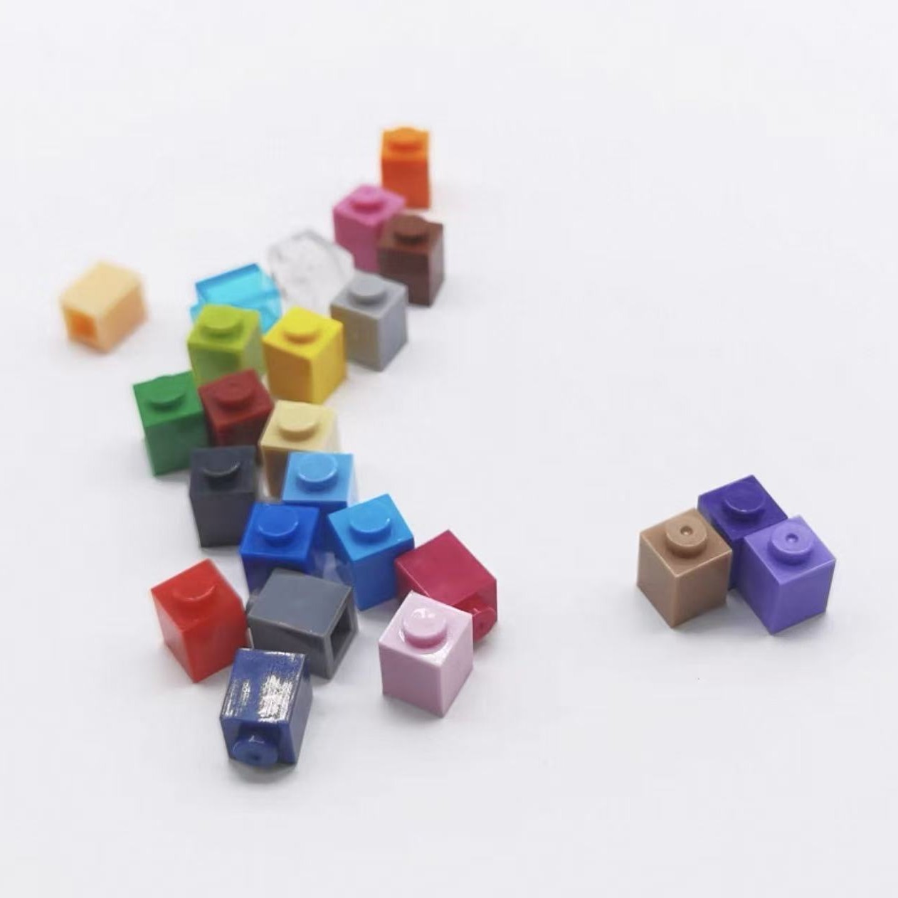 [Minimum Order of 1g] Cross-Border Moc Domestic Building Blocks Compatible with High 3005 1X1 High Brick Construction Small Particle Foundation