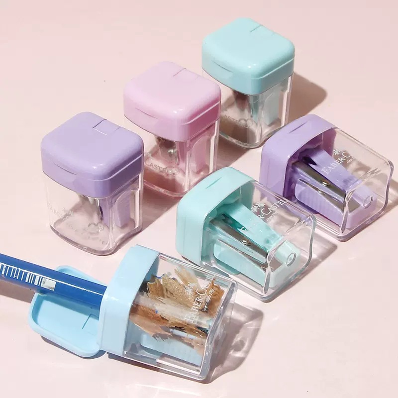 Sacapuntas de lápiz Huibaijia para estudiantes de primaria basura especial sacapuntas de lápiz pequeño para niños sacapuntas de lápiz de color macaron