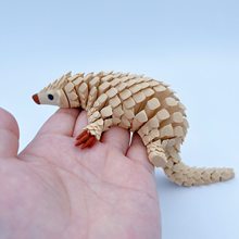 创意3D打印工艺可动穿山甲摆件精致可爱家居办公桌面装饰小礼物优
