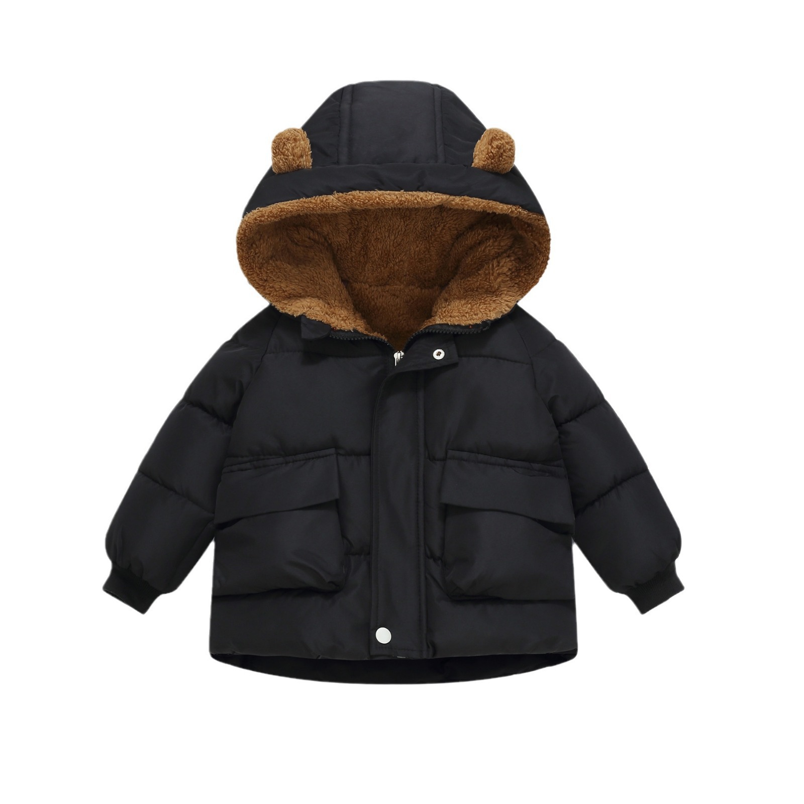 Baby plumón nuevo otoño invierno niños plumón chaqueta de algodón para niños y niñas estilo coreano chaqueta de algodón para niños calientes de moda