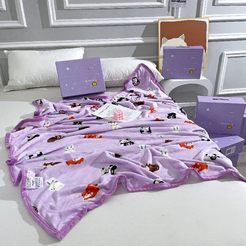 Карман velvet одеяло для детского сада, подарочная коробка, набор для офиса, подарок на день рождения