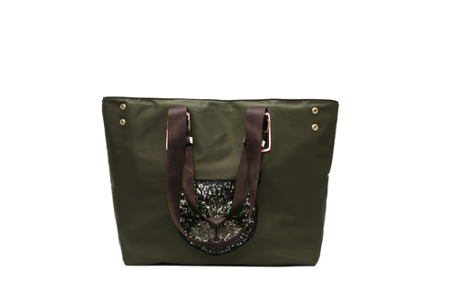 New sequined short-distance travel bag Internet celebrity small luggage bag travel bag shoulder portable fitness yoga bag boarding bag