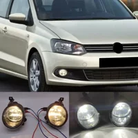 Для Volkswagen 11-16 Polo седан POLO SEDAN противотуманные фары в сборке светодиодный передний туман жгут проводов