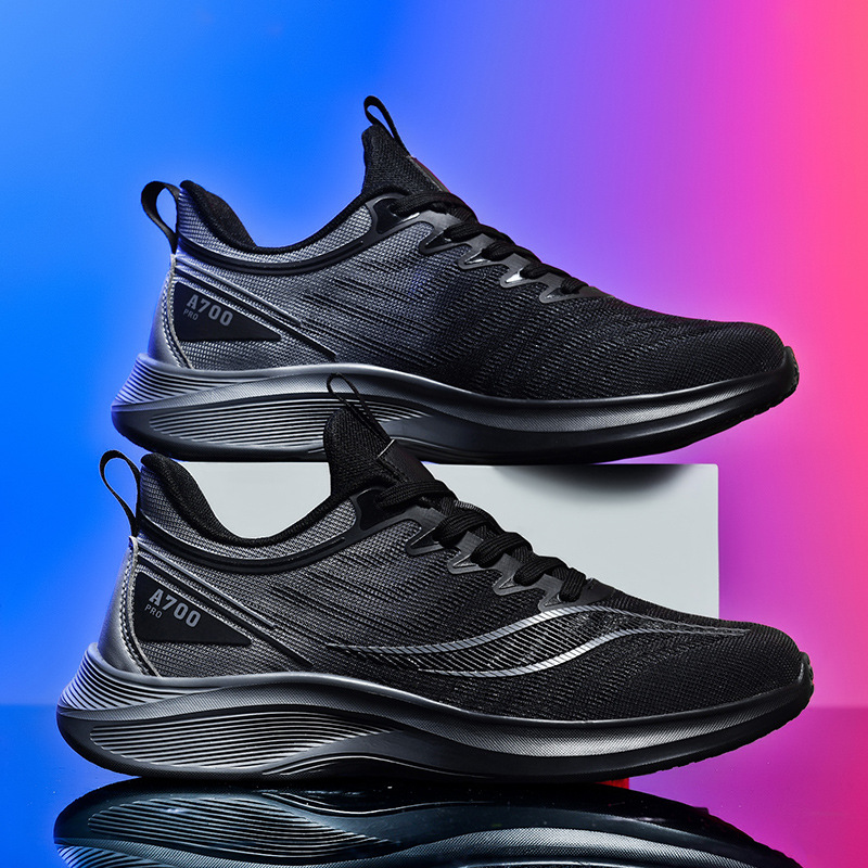 extra large size men's shoes sneaker middle school students soft bottom running shoes mesh breathable non-slip foot wide foot fat shoes men 50