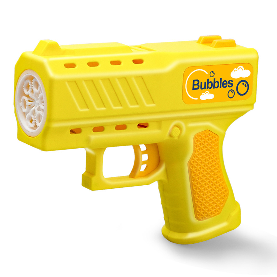Pistola de Burbujas Eléctrica para Niños Glock de Plástico Automática