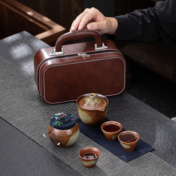 Handheld high-end tea set