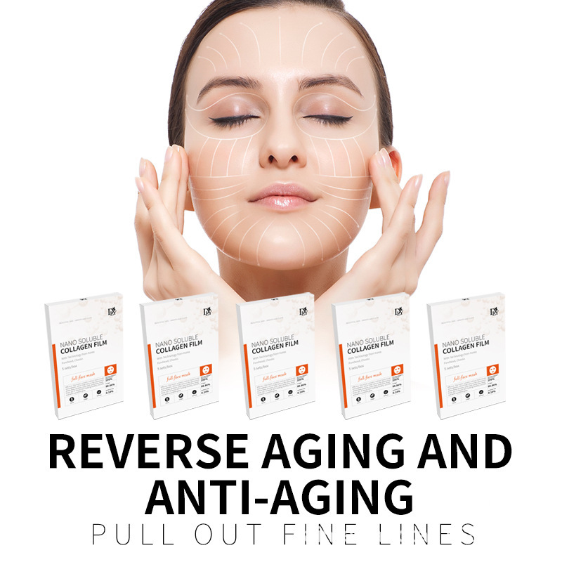 Cross-Border Tk Best-Selling Product Hydrolyzed Collagen Filling Tablets Soluble Mask That Dissolves in Water Forehead Mask