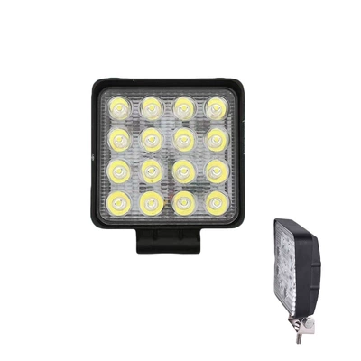 Vehicle, Agricultural Vehicle Light, İşçi projektorları - square-16-beads-white-light