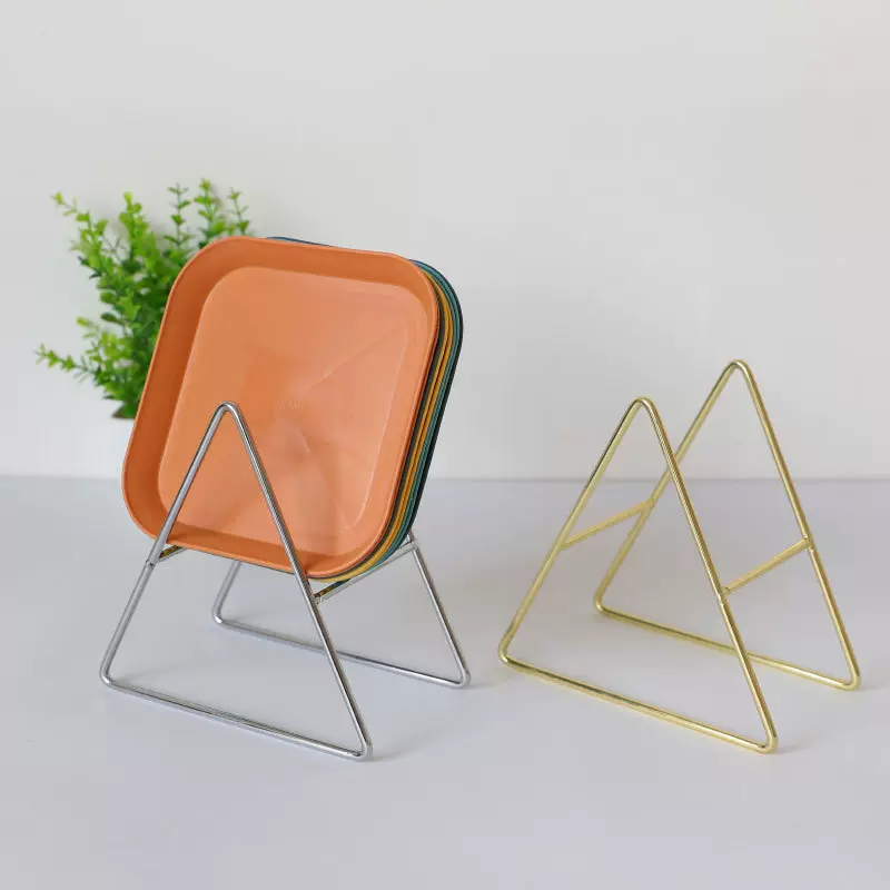 铁艺骨碟架家用吐骨收纳碗架晾碟架金属 沥水碗架厨房整理置物架