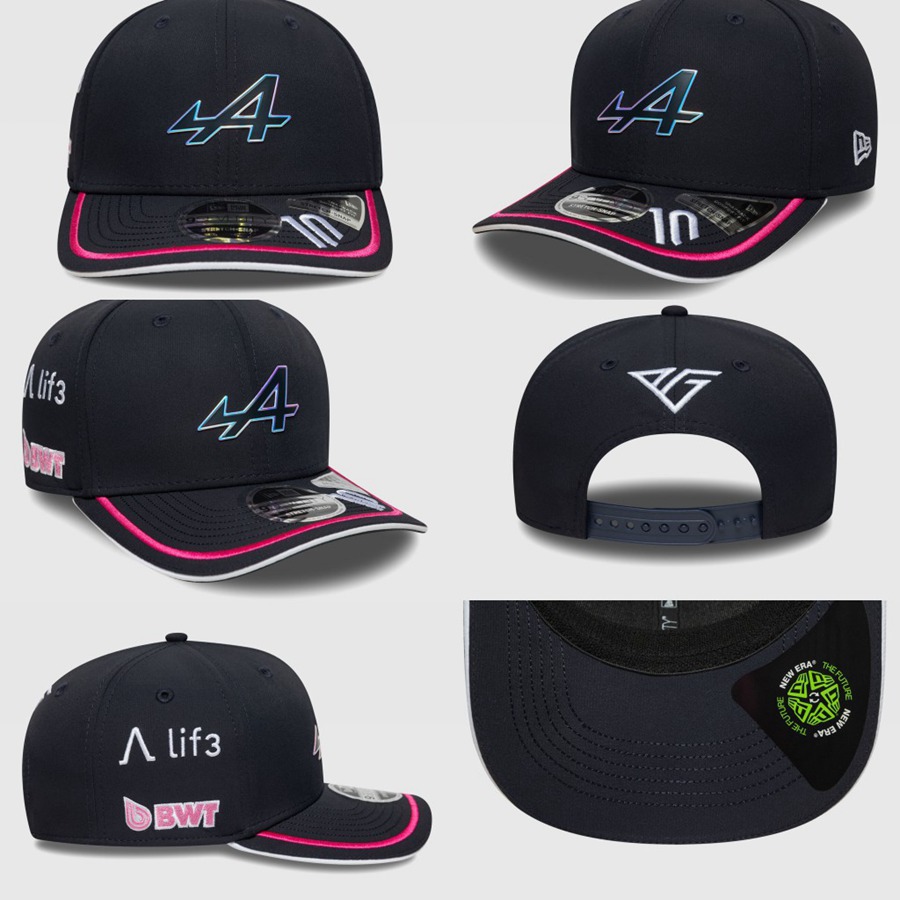 2024 nuevo estilo transfronterizo negro techo duro Red Bull League fan gorra de béisbol sombreado protector solar hombres y mujeres estilo bordado de moda