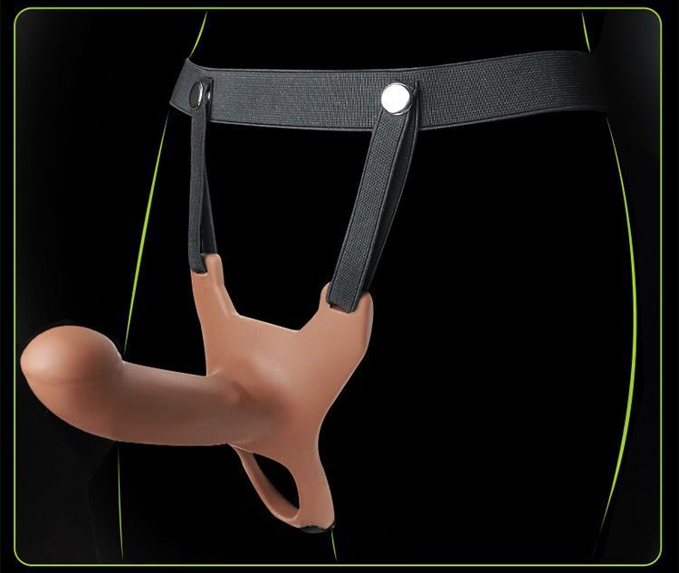 Wearable Silicone Dildo Pants for Adults, Hollow Strap-on Style Underwear — detail image 16