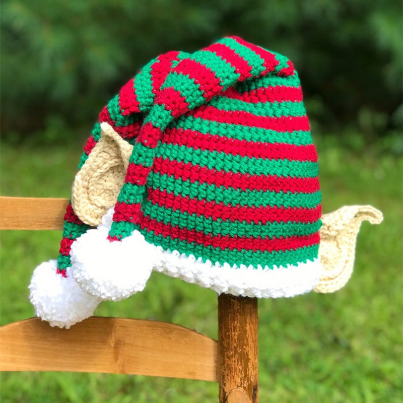Winter Season Unisex Gender Christmas Cute Stripe Cotton Thread Daily Festival