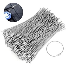 现货批发 钢丝绳钥匙圈 不锈钢钢丝圈 钥匙锁扣1.5*150mm彩色包胶