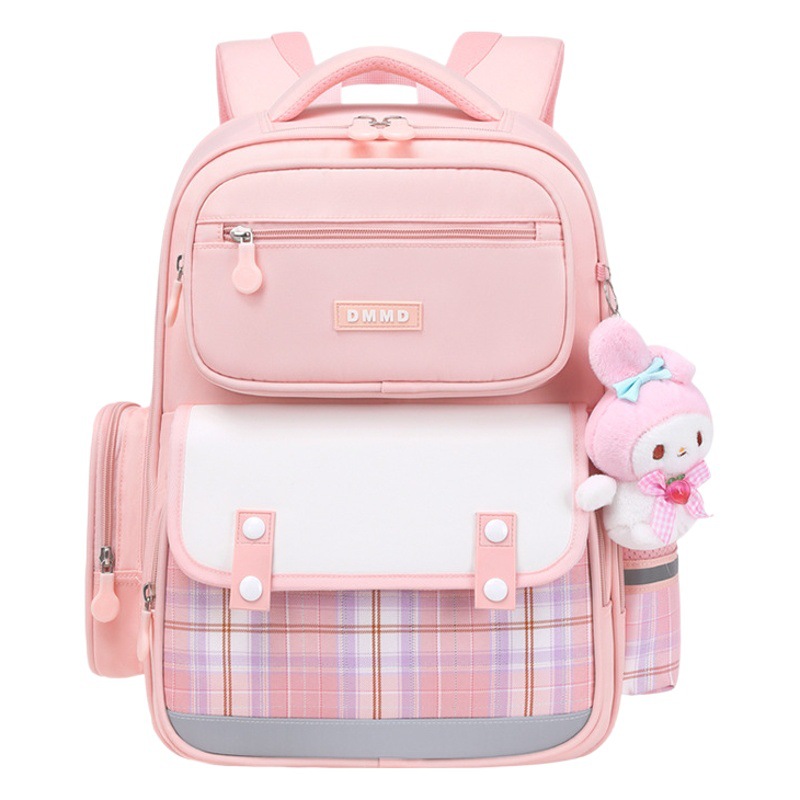 Mochila de la protección de la espina dorsal de los niños para el grado 1-3-6 paño de Oxford impermeable de la capacidad grande para las muchachas