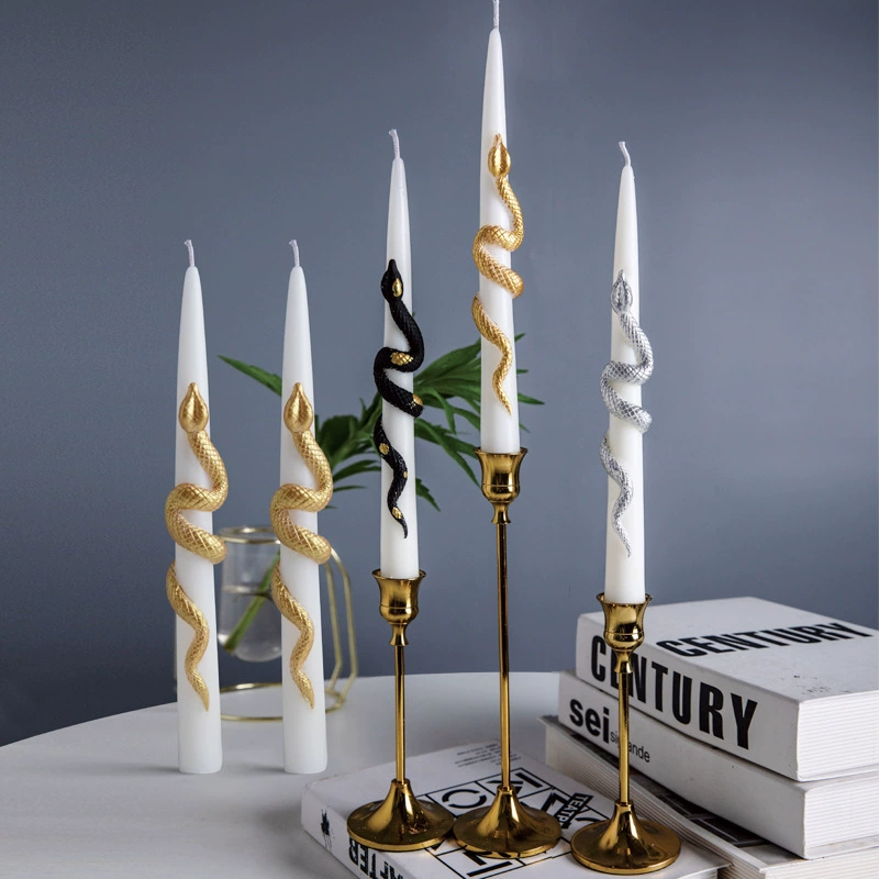 Industrial three dimensional candle, atmospheric decorations, halloween