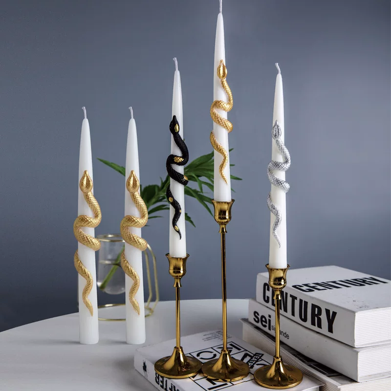 Industrial three dimensional candle, atmospheric decorations, halloween