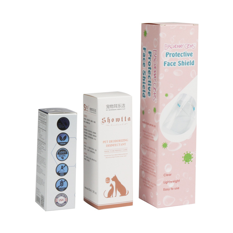 工厂定 制包装盒产品彩色折叠零售纸卡盒厂家批发