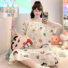 �ƶ��޷�������г�˯ȹ������ɰ�ins�������ص����Ůʿ˯��
