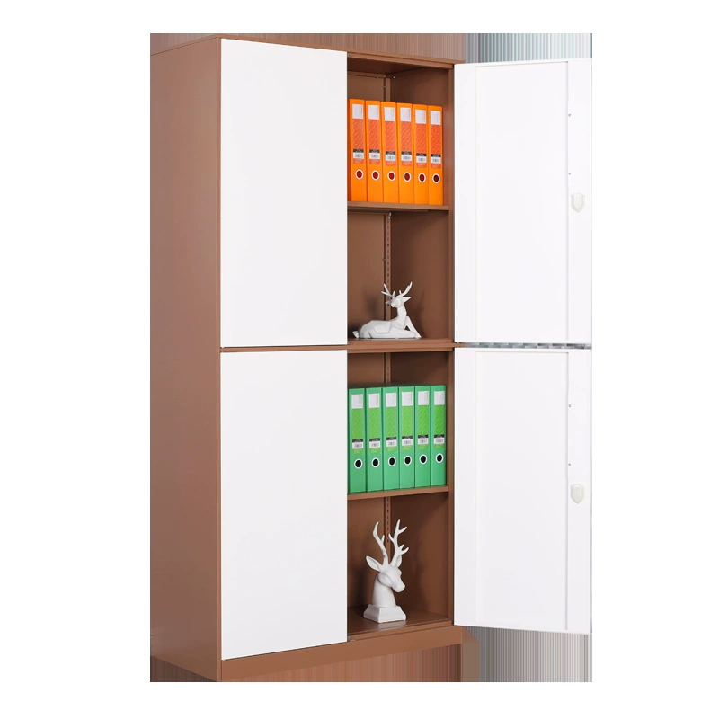 Толстый шкаф для документов с узким краем, цвет оловяный, офисный шкаф чистый белый стеклянная дверь, картотека, низкий шкаф с замком